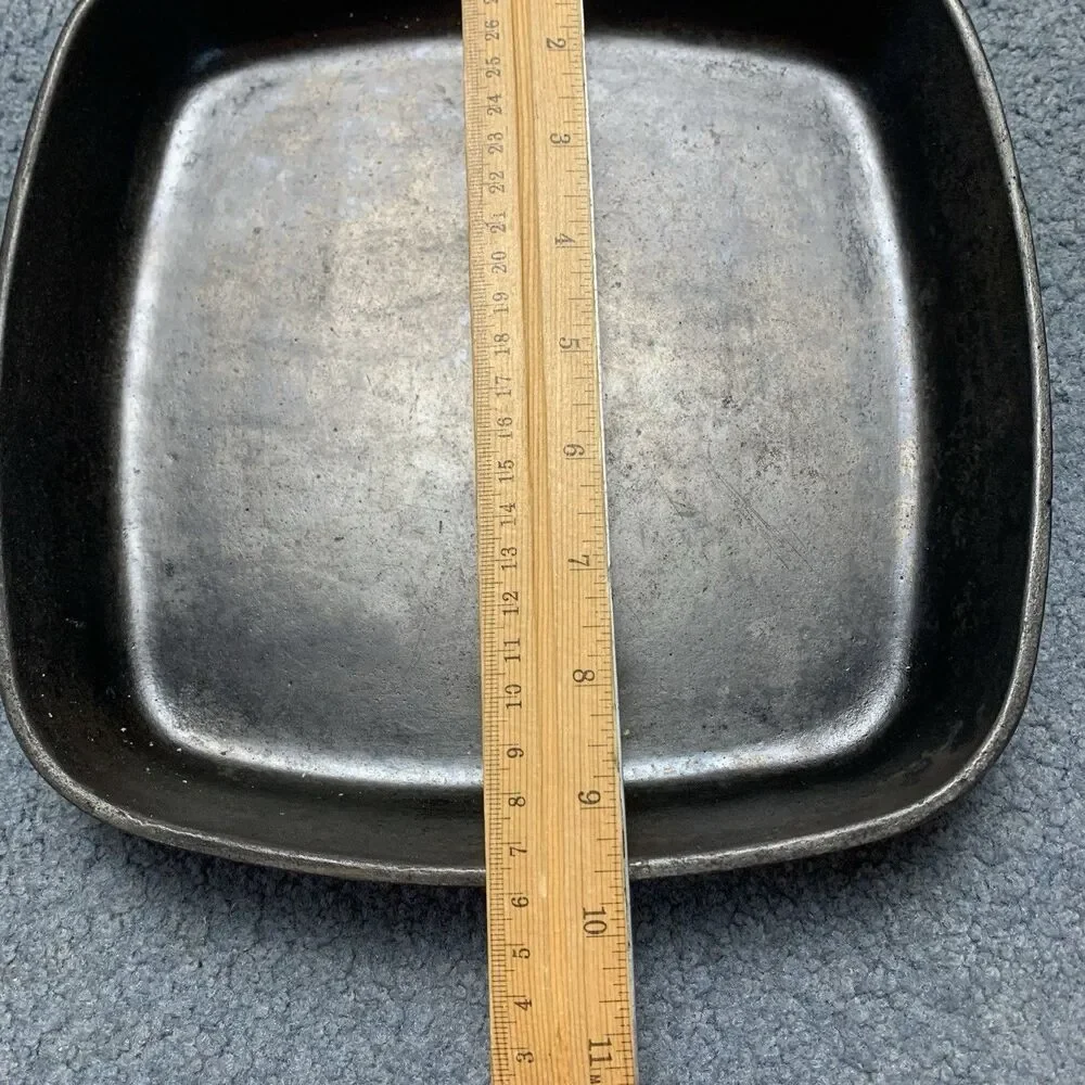 Wagner Ware Square Skillet Sidney O Black Cast Iron 1218 - 9.5
